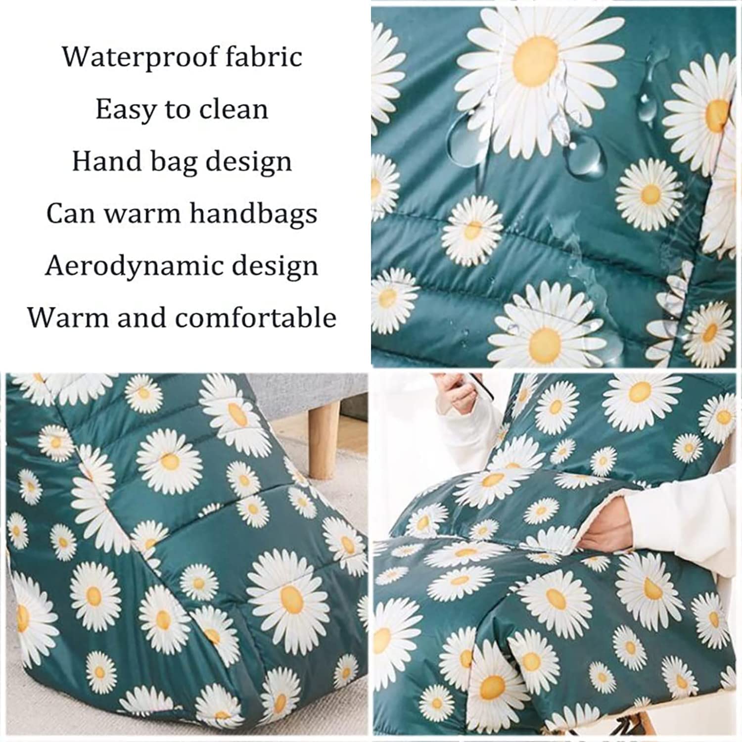 Manta para Silla de Ruedas para Adultos, Funda acogedora para Silla de Ruedas, Impermeable, para Lluvia, Gruesa y cálida, para Proteger piernas, Rodillas y Parte Inferior