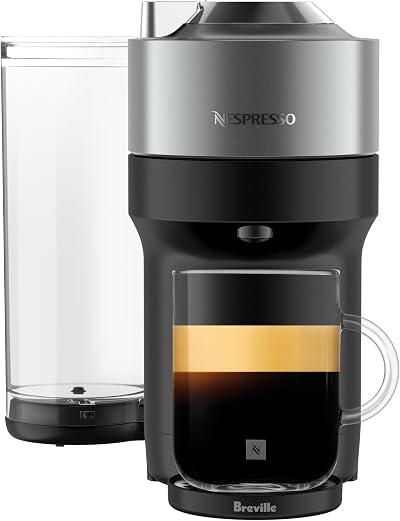 Nespresso Vertuo Pop+ Deluxe Pod Coffee & Espresso Machine Titan