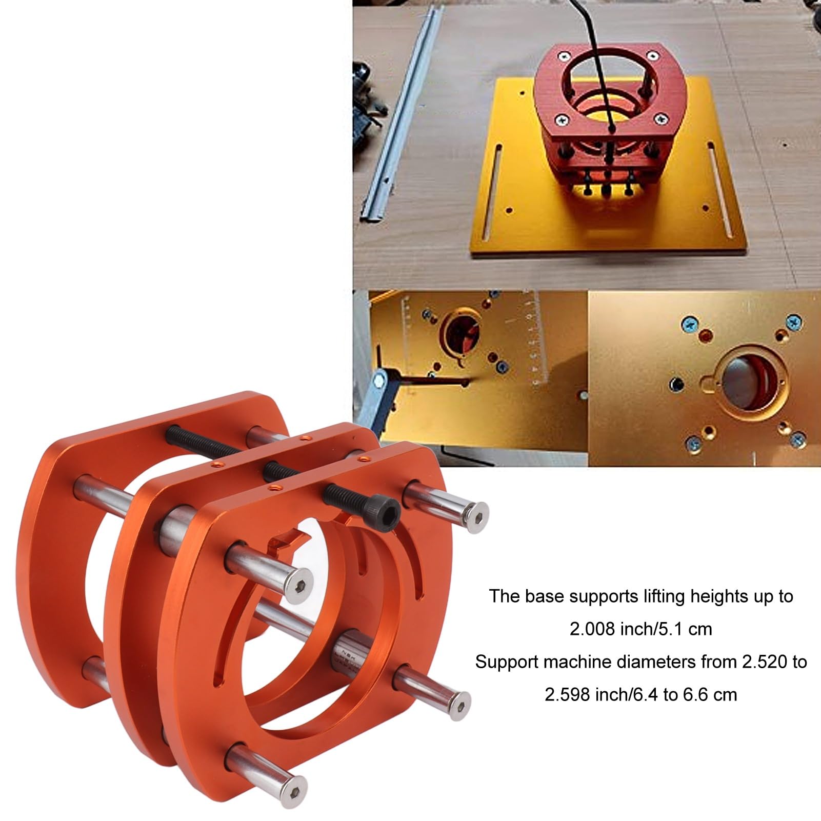 Hand Router Router Base Router Lifting 4 Jaws, Solid Aluminum Qatar ...