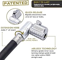 Vista 4 de JACO SmartPro 2.0 AC/DC - Compresor de aire para inflador de neumáticos (12 V CC, 120 V CA) con extensión de manguera Lightning L2X (paquete)