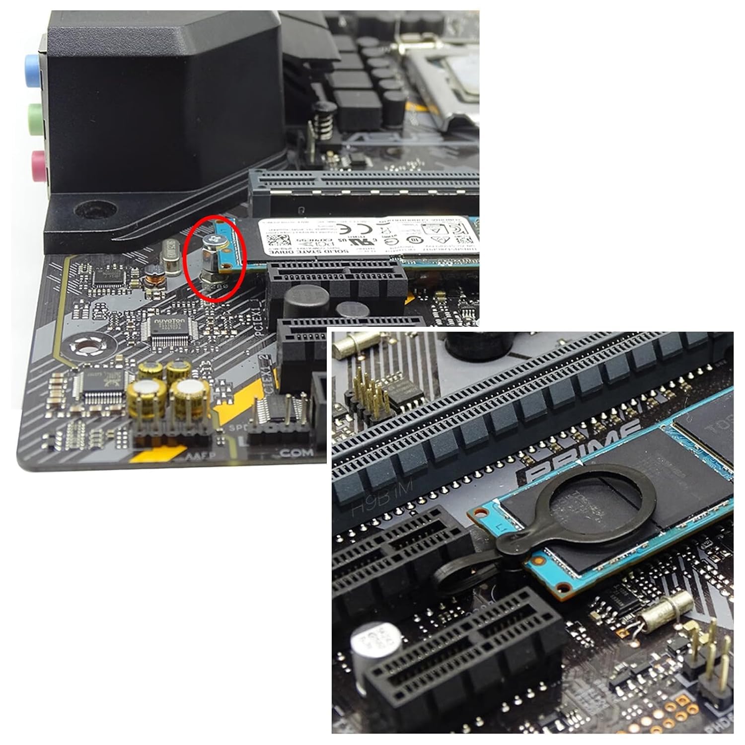 Image secondaire de Kit de Montage Vis pour Carte Mère PC M.2 SSD NVMe - 25 Pièces avec Outils