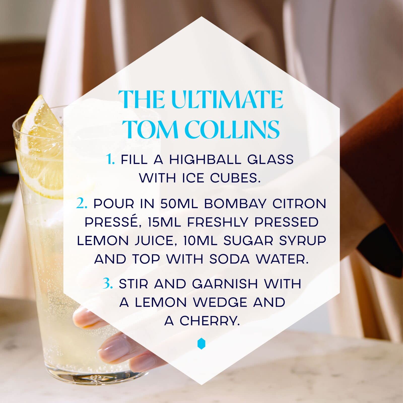 Bombay Citron Pressé Premium Distilled Lemon Flavoured Gin, 37,5% vol., 70 cl, Infusé à la Vapeur avec les Meilleurs Citrons de Méditerranée, 700 ml (Lot de 3)