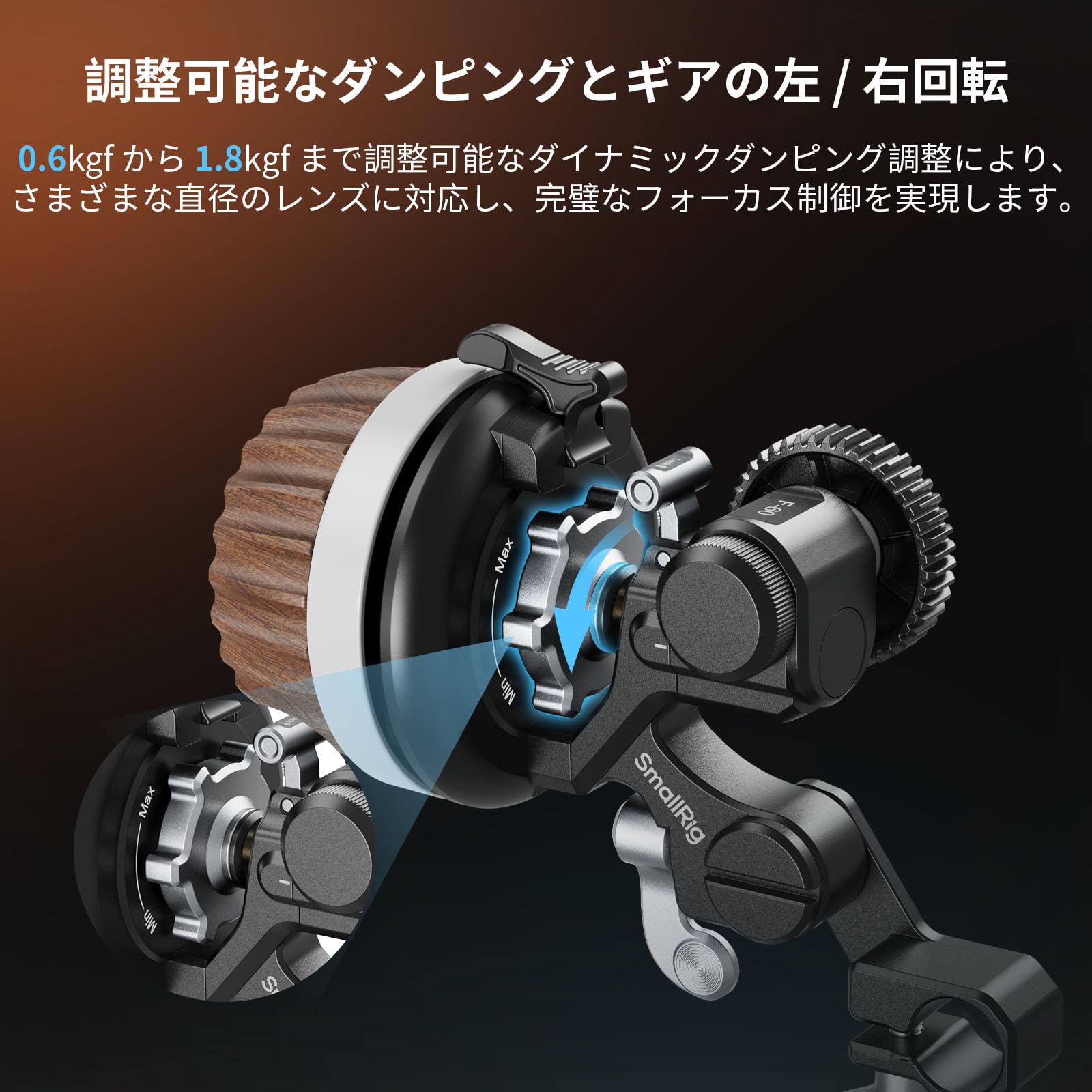 Amazon | SmallRig F60 モジュラーフォローフォーカス A/Bストップ搭載