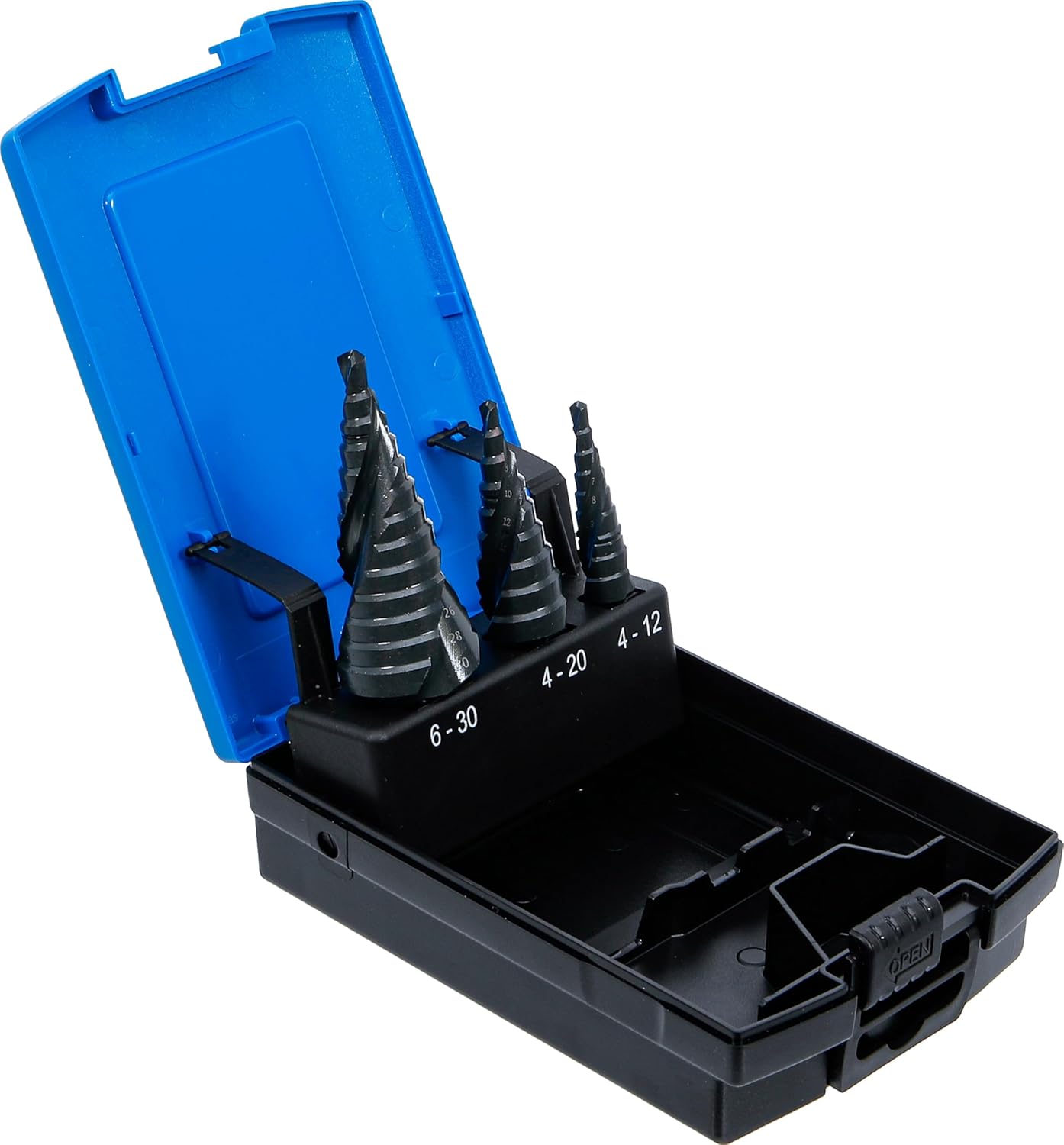 BGS 1945 | Step Drill Set | Ø 4-30 mm | 3 pcs.