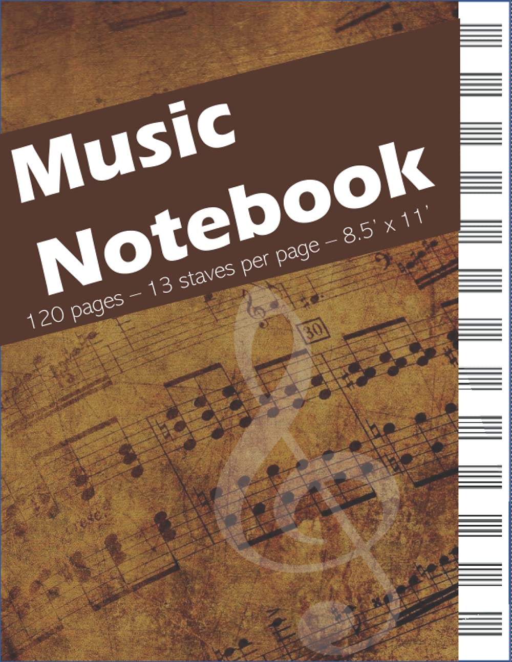 Amazon.com: Music Notebook: Standard Music Manuscript for