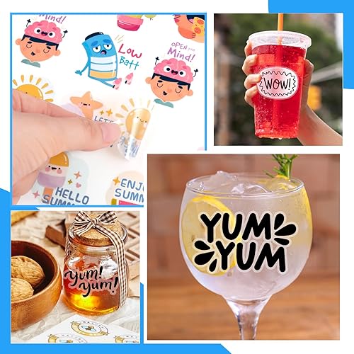 Vista 13 de TECKWRAP Papel adhesivo de vinilo imprimible para impresora de inyección de tinta, papel adhesivo imprimible de vinilo que brilla en la oscuridad