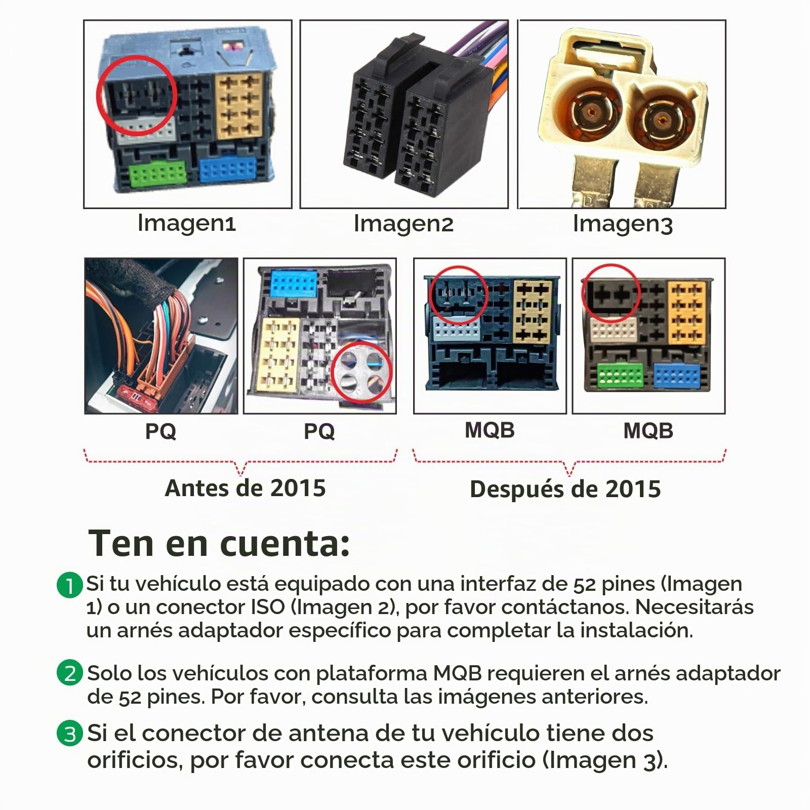 Arranque en 3s Radio Coche VW,Carplay para Golf 5/6,Passat B6/B7,Polo 6r,T5 | VW Radio para Golf 5/6/Plus,Passat B6/B7/CC,EOS,Polo 6R,T5,CarPlay,Android Auto,SWC,Pantalla IPS,Bluetooth/FM RDS/DSP/CANBUS