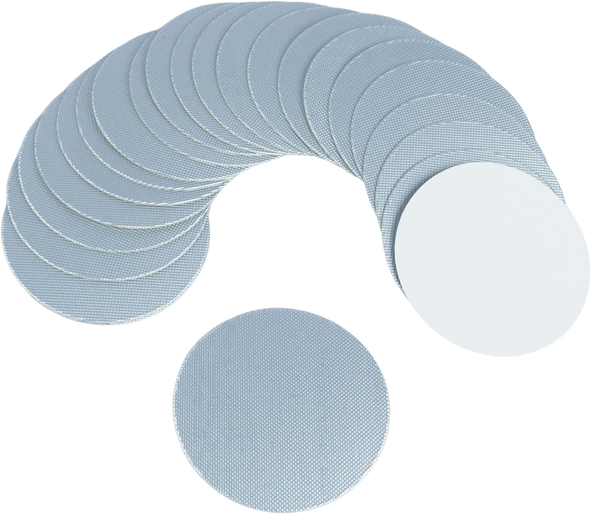 U.S. Solid Aluminum Foil Cap Liner Heat Sealing for Glass Bottle Non-Metal Lid(100 pcs, 26mm)