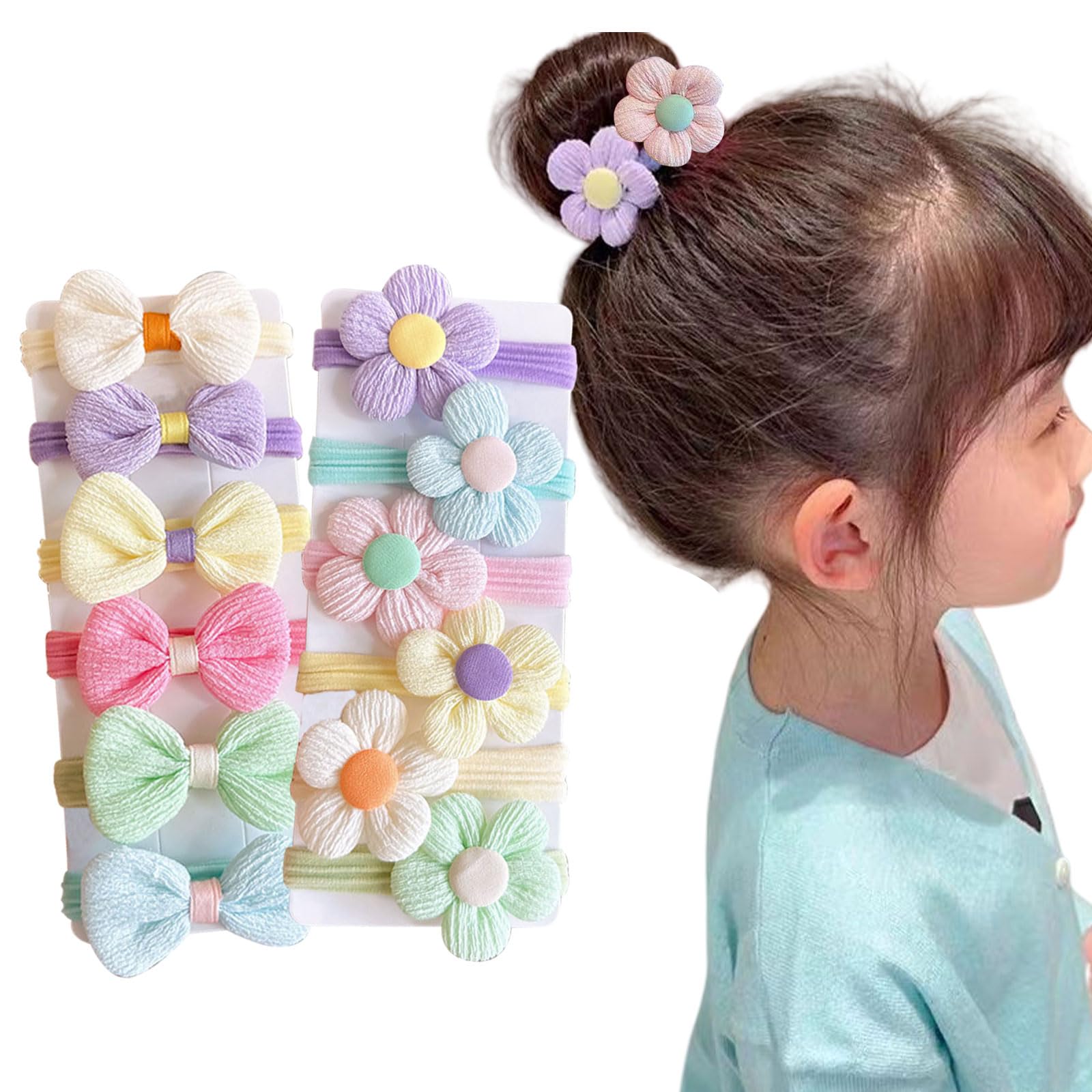 キッズの毎日を彩るカラフルヘアゴムセット