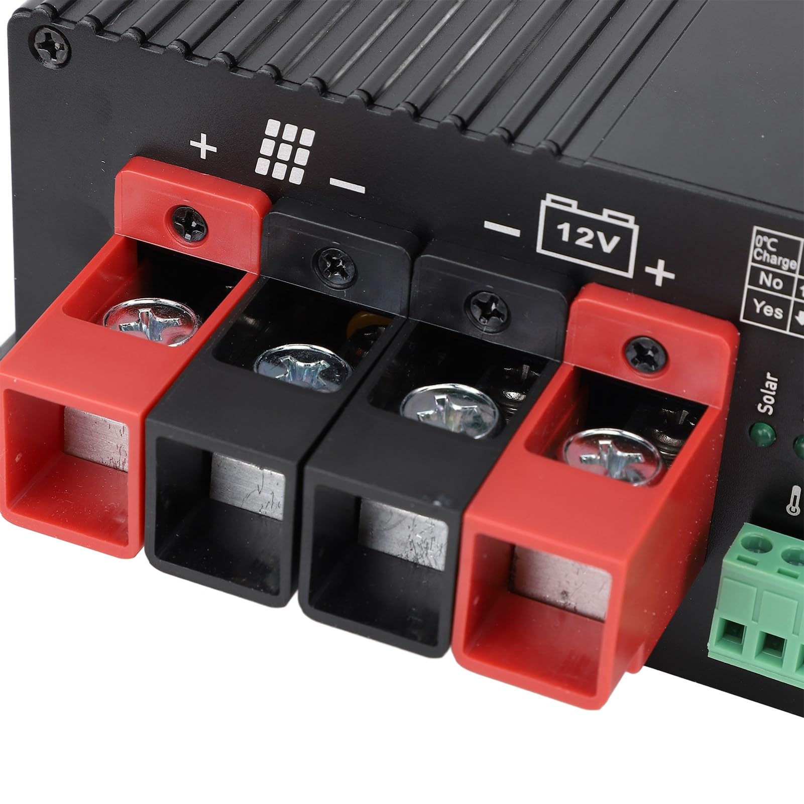 Kontroler ładowania Słonecznego, Regulator ładowania Słonecznego MPPT ze Stopu Aluminium ABS 12 V 40 A 680 W z Wejściem 100 V, Zabezpieczenie Przed Przegrzaniem i Przeładowaniem dla
