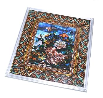 ラファージ ステンドグラス 花 コーニングガラス美術館 グラスマスターズ ラファージ ステンドグラス 花 コーニングガラス美術館 グラス