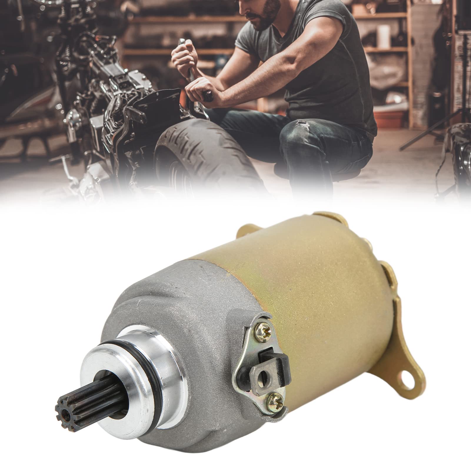 Motore a 9 denti compatibile con SH 125-150 e GY6-125 157CC motorino di avviamento per scooter moto ATV