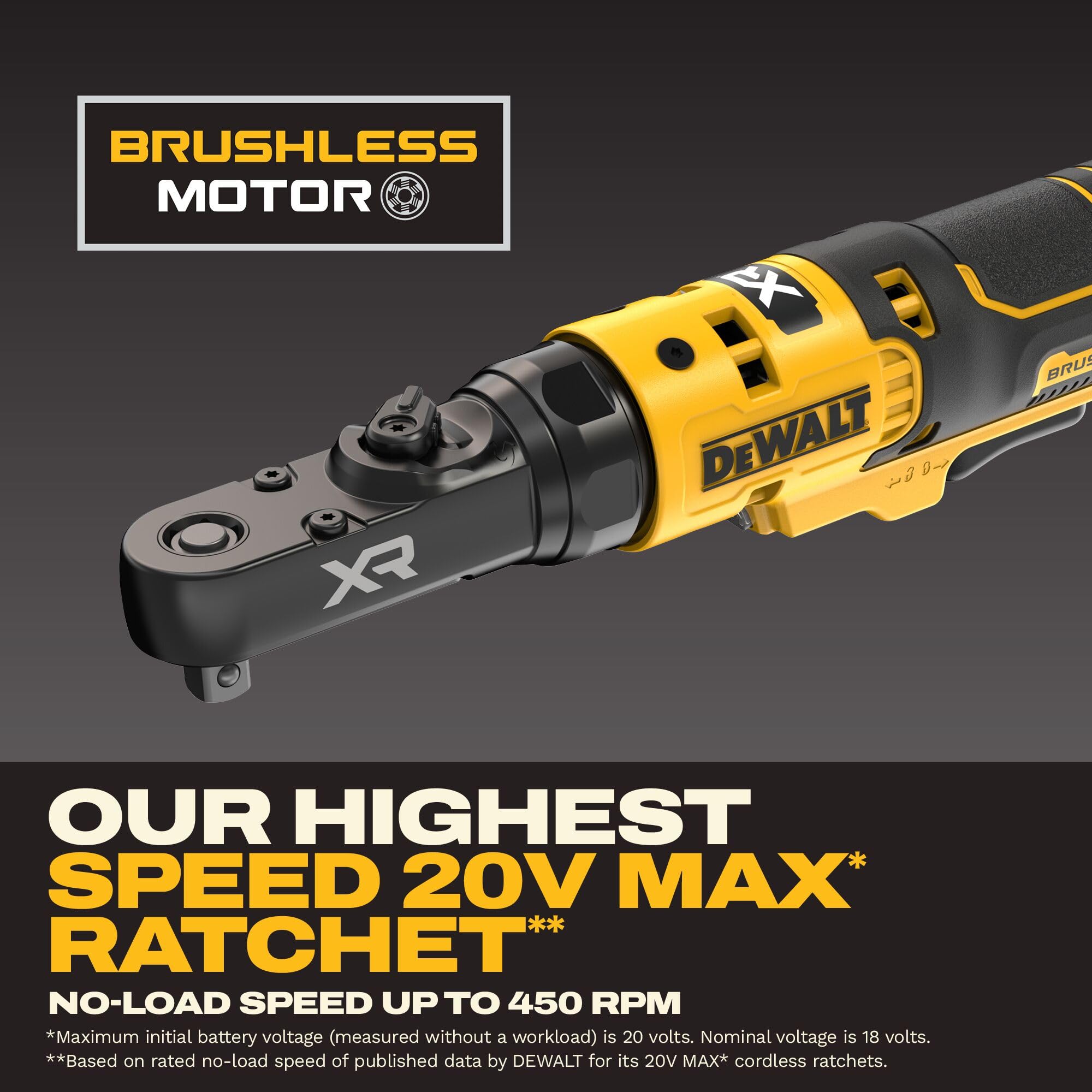 DEWALT 20V Brushless Ratchet Kit - Powerful & Versatile -5 DEWALT 20V Brushless Ratchet Kit - Powerful & Versatile -5