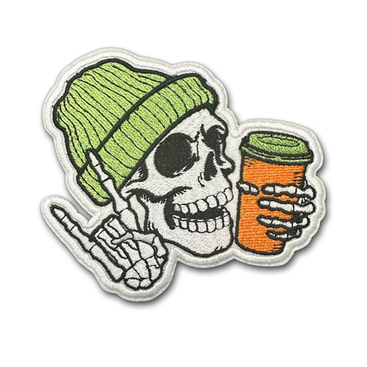 Amazon.com: Fueled by Caffeine and Chaos Skeleton Coffee Rock Hand