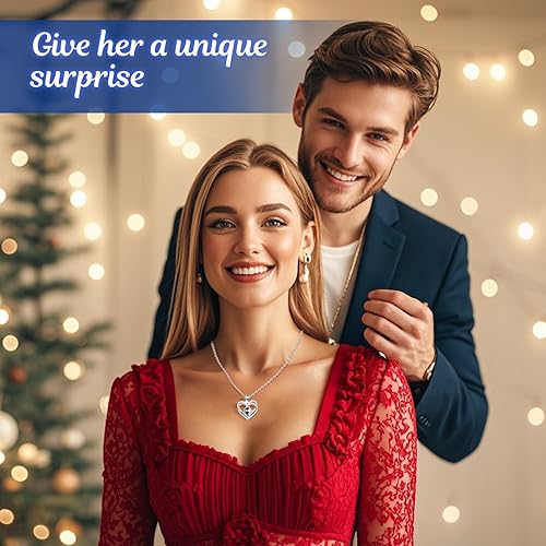 Miniatura 5 de Flores de rosas reales azules preservadas en caja con collar "I Love You en 100 idiomas", regalo único para mujeres, mamá, esposa, novia en el día