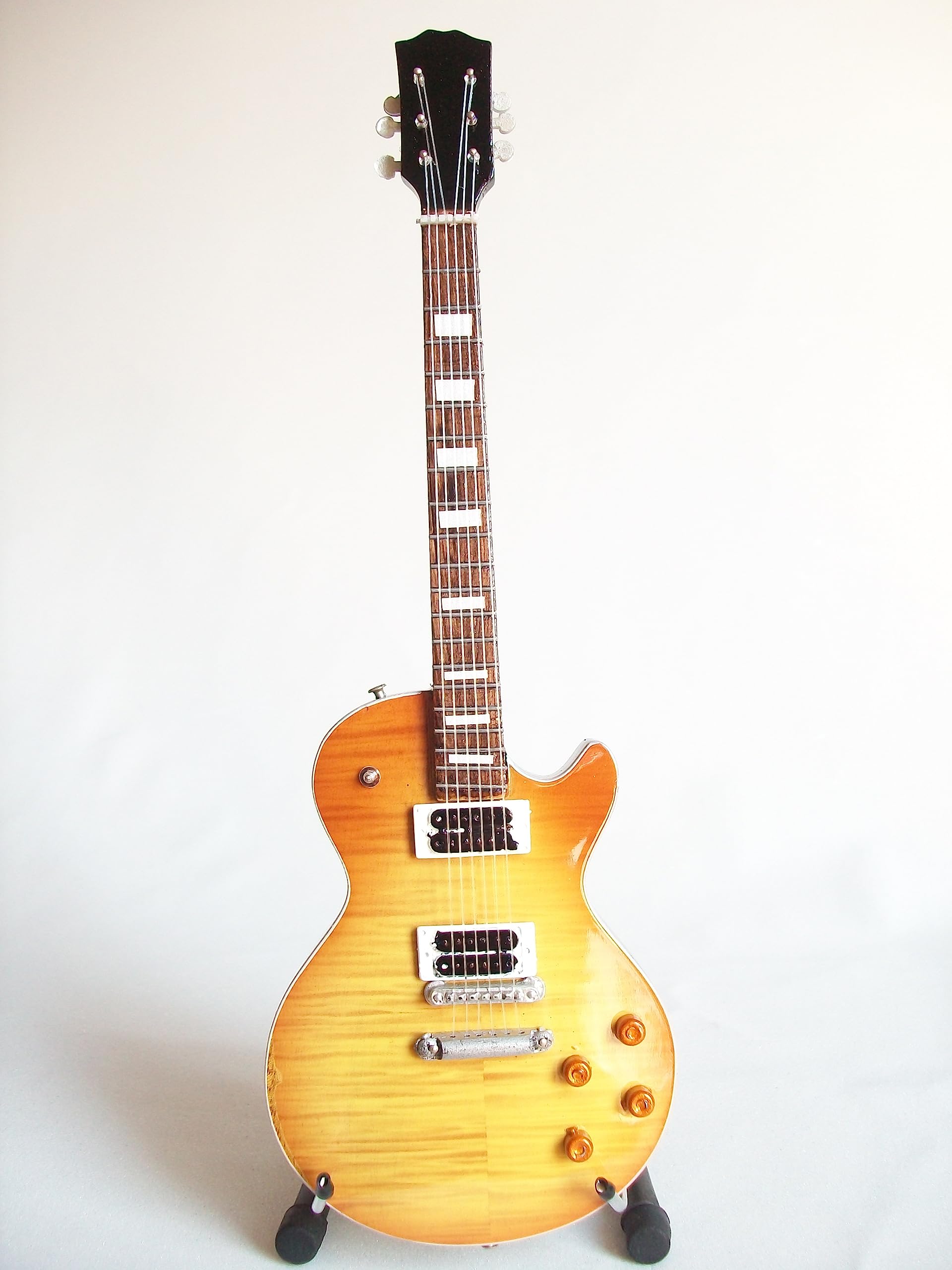 Guitare miniature style Les Paul "Appetite burst" de Slash