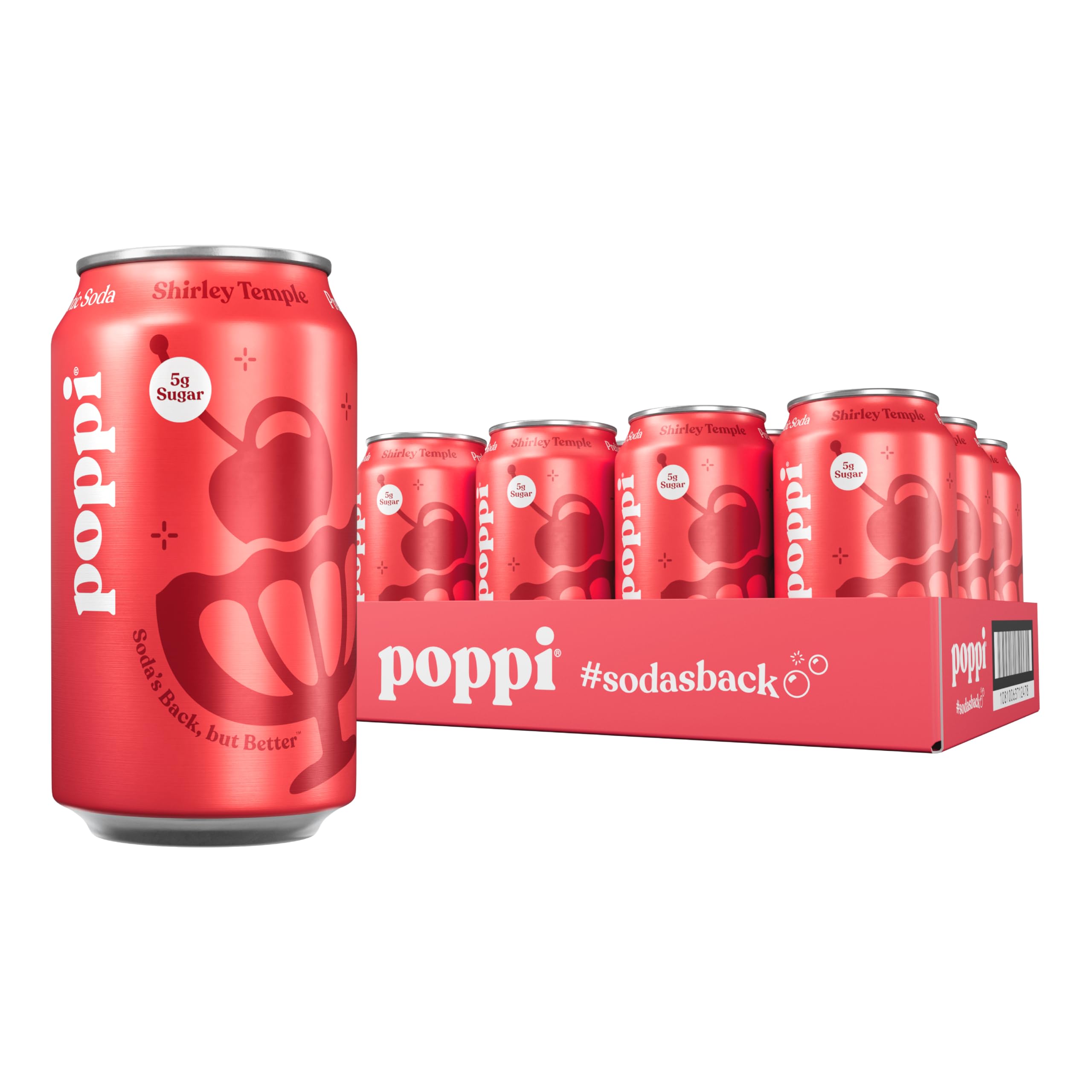 邦楽 PUNPEE APPI 2016 Poppi Punch Pop Prebiotic Soda Can, 1 ct / 12 fl oz - Smith's Food