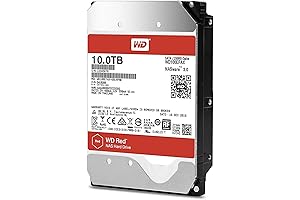 10TB WD Red NAS Internal Hard Drive, Class-Leading Storage for NAS Systems