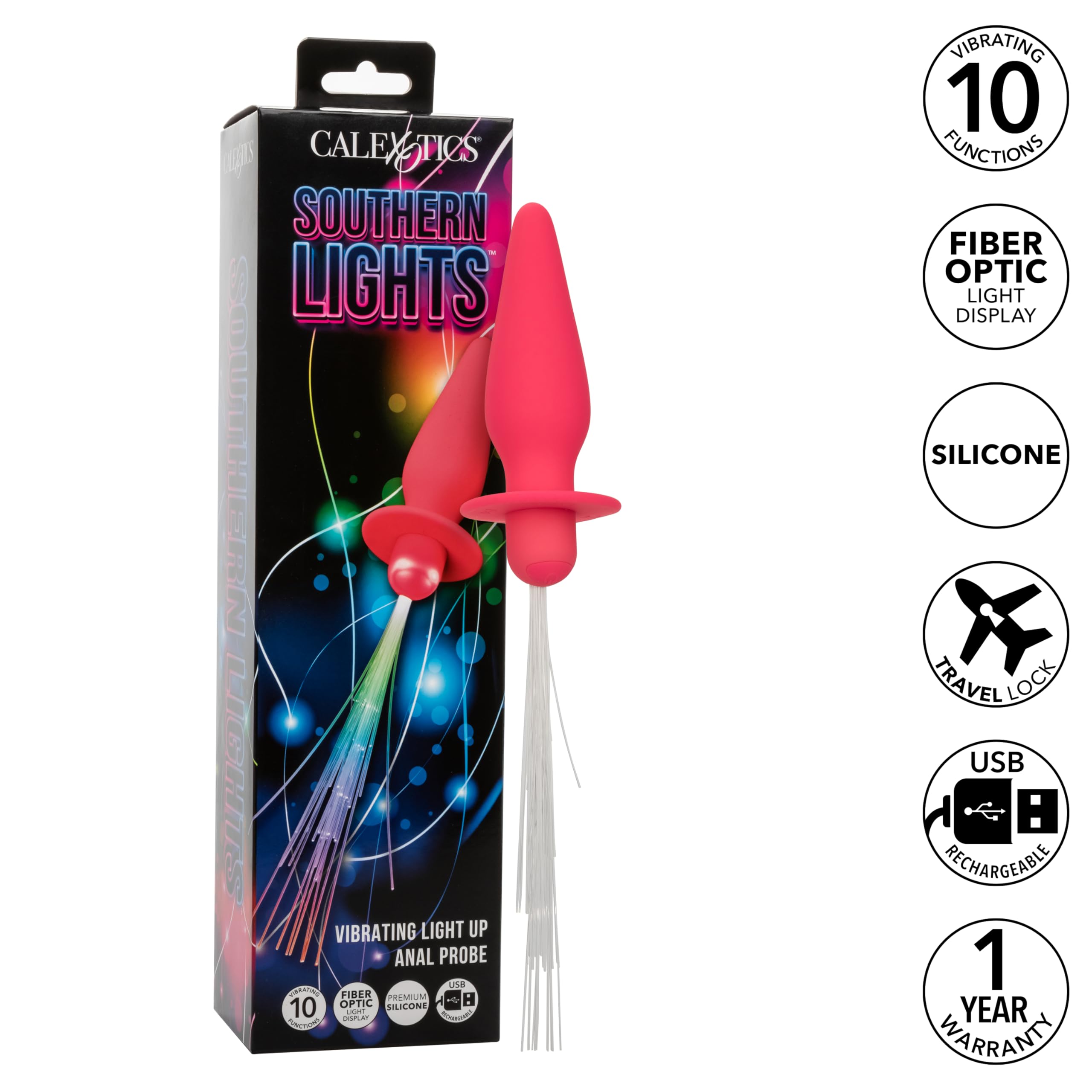 Amazon.com: CalExotics Southern Lights Vibrating Light Up Butt Plug Anal Vibrator Probe, Tapper Designed with Shimmering Lights and Flanged Base Pink - SE-2655-10-3 : Health & Household Amazon.com: CalExotics Southern Lights Vibrating Light Up Butt Plug Anal Vibrator Probe, Tapper Designed with Shimmering Lights and Flanged Base Pink - SE-2655-10-3 : Health & Household