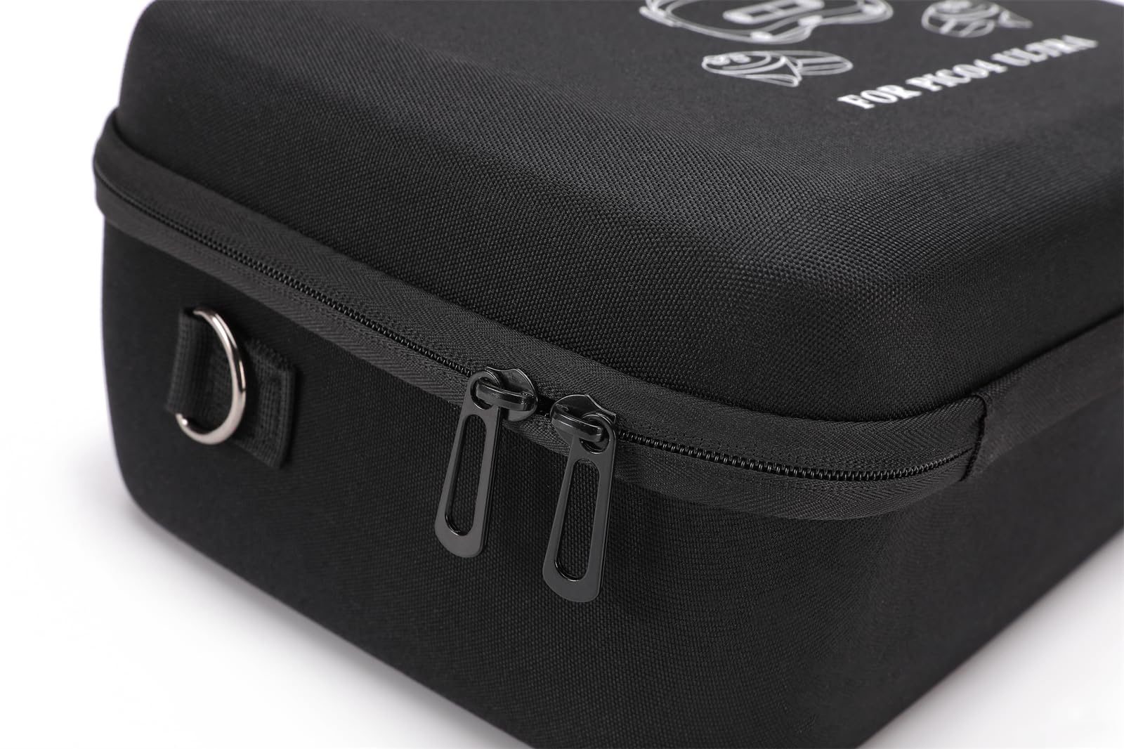 Custodia rigida per accessori Pico 4 Ultra, borsa da viaggio all-in-one, borsa a tracolla per cuffie VR, controller e altri accessori, 31 x 21 x 13,5 cm (nero)