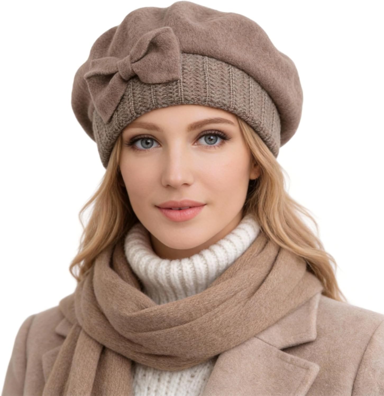 VECRY Women's 100% Wool Bucket Hat Felt Cloche Beret Dress Winter Beanie Hats - Image 4