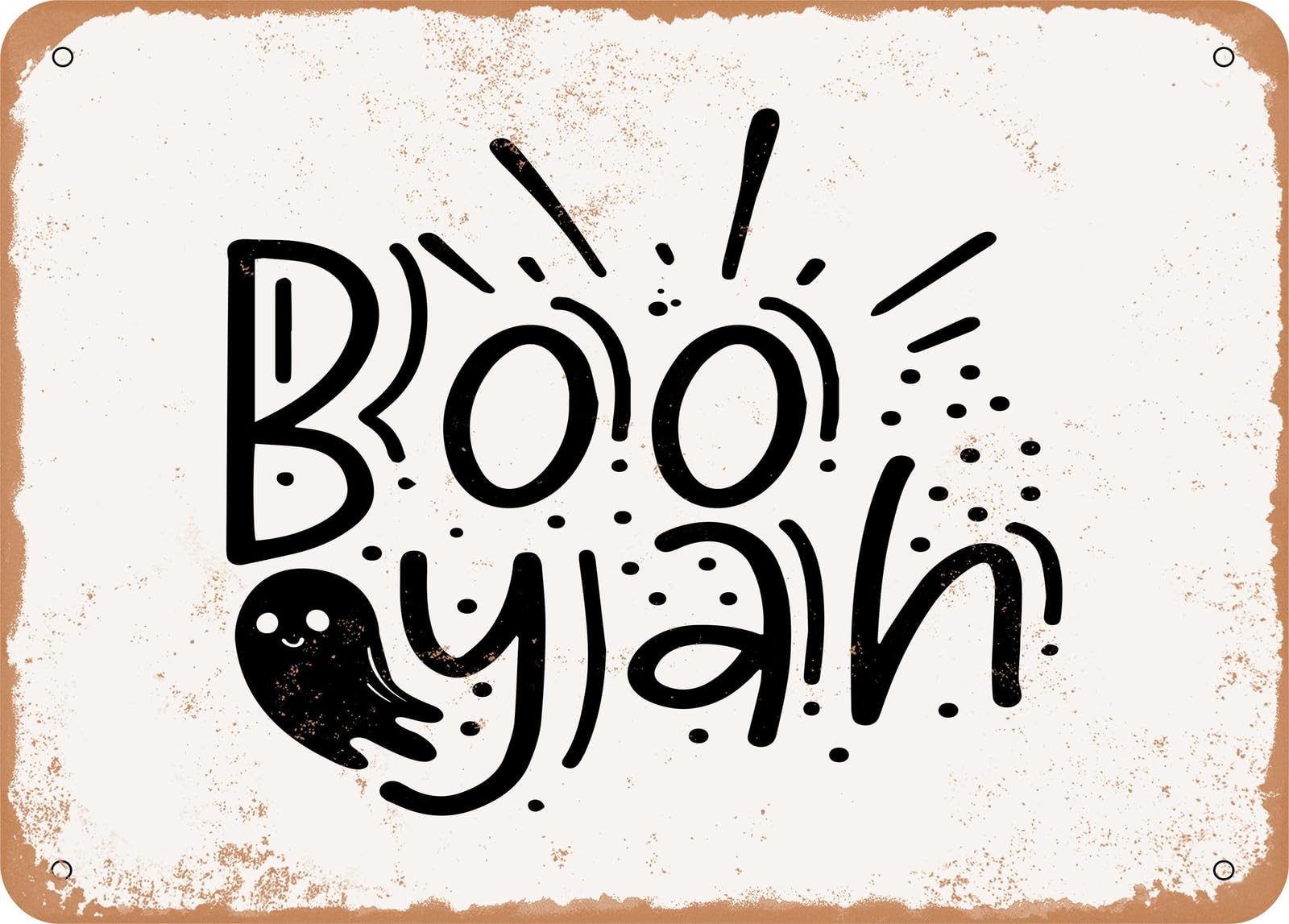 Metal Sign - Booyah - 2 - Vintage Look Sign home decor