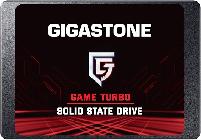 Gigastone SSD Game Turbo 1TB 3D NAND SATA III 6Gb/s 2.5 inch Internal Solid State Drive, Read up to 550MB/s. Compatible with PS4, Laptop, PC and Desktop