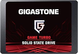 Gigastone SATA SSD 1TB SSD 2.5 Game Turbo 3D NAND Internal SSD SLC Cache Boost Speed 560MB/s, Internal Solid State Drives Upgrade Storage for PC PS4 Laptop SSD Hard Drives SATA III 6Gb/s 2.5”/7mm