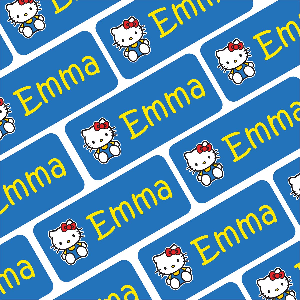 My Nametags® 56 Adorable Hello Kitty Name Labels | Washable Stickers to Mark Clothes, Shoes, Stationery & Kid's Items | Label Everything for School, Kindergarten, Nursery | Fashonista Hello Kitty Tags