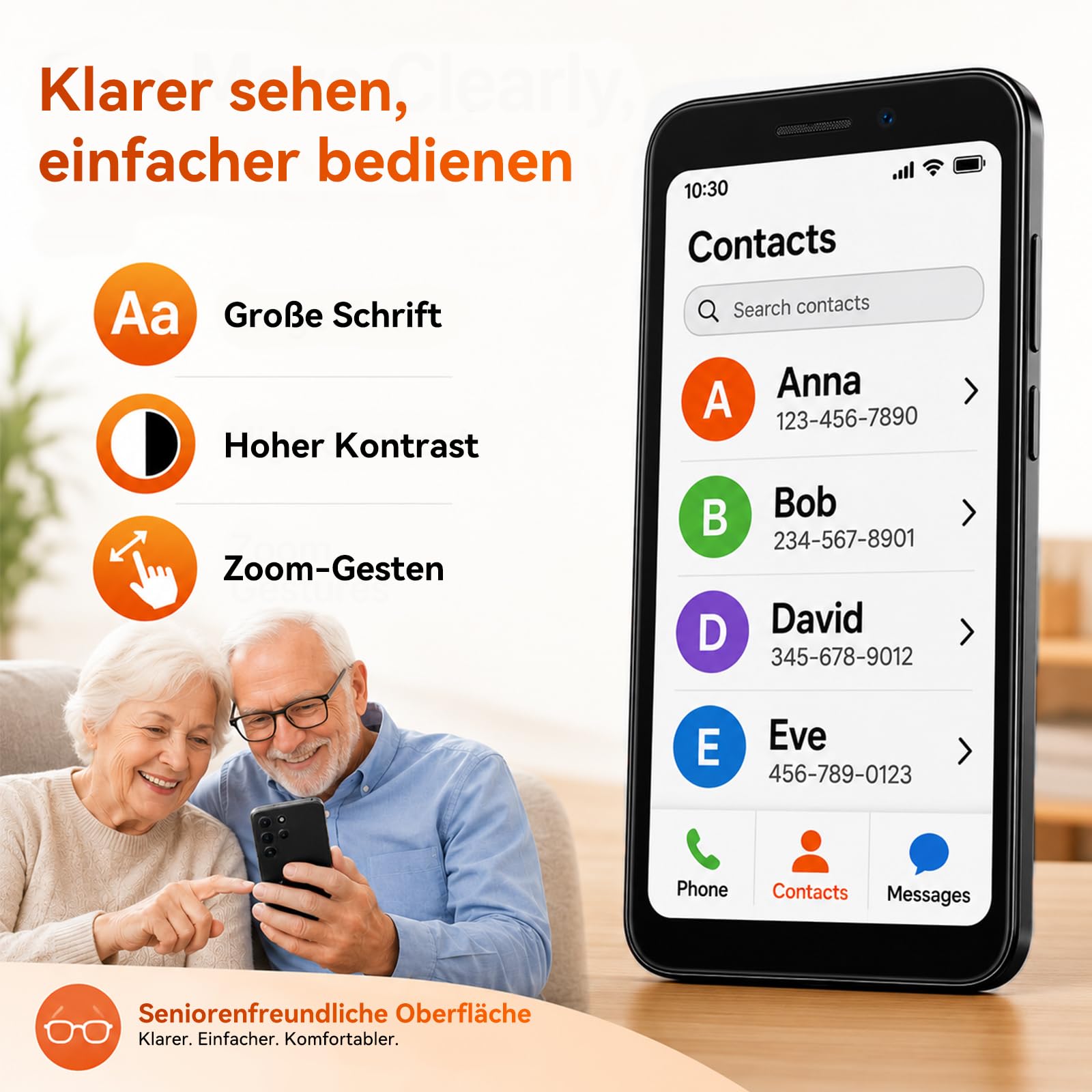 Blackview Wave 2C Mini Handy Android 16, 5" HD+ IPS Smartphone Ohne Vertrag, 9GB+32GB/1TB, 4G Dual SIM/Face ID/GPS, Schwarz