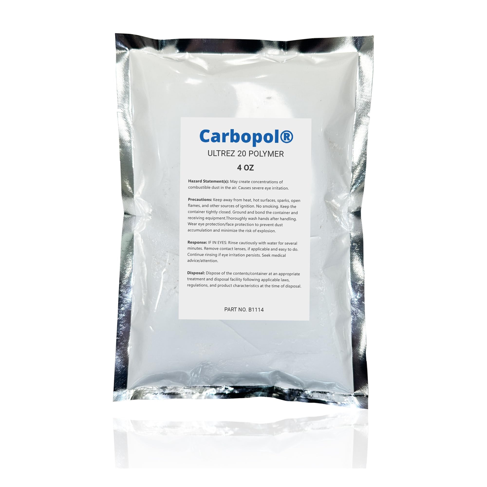 Lubrizol Carbopol® Ultrez 20 Polymer - 4oz | Enhanced Thickening Power, Versatile Formulation Compatibility, Stable and Luxurious Textures, Superior Sensorial Experience, Wide pH Range (4oz)