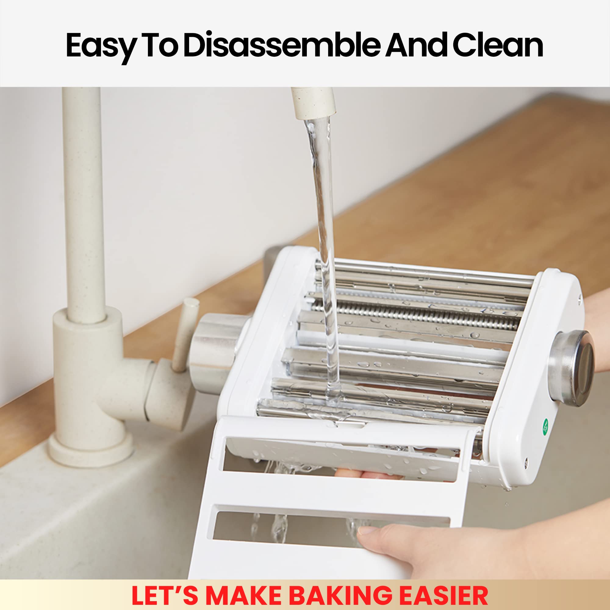 3IN1 Pasta Maker Attachment For Hauswirt M5 Stand Mixer