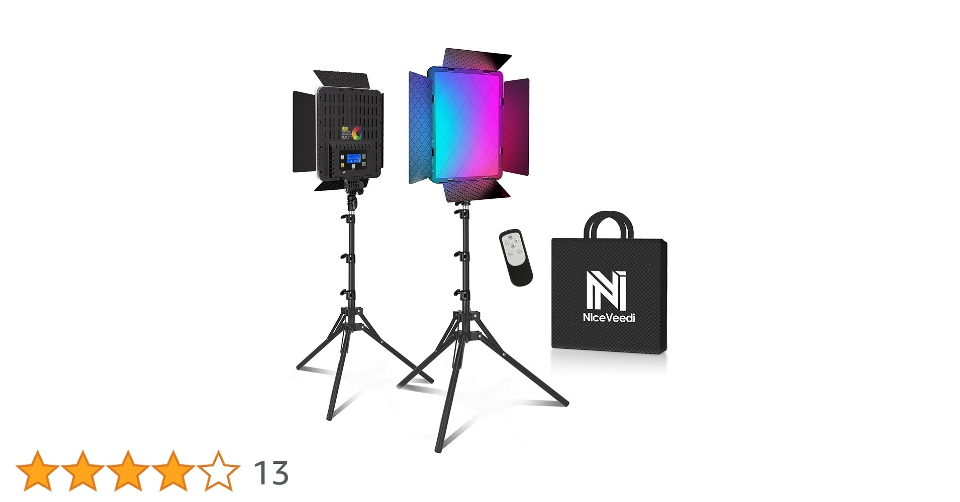 Amazon | Niceveedi RGB LEDビデオライト 40W高出力 撮影用ライト Amazon | Niceveedi RGB LEDビデオライト 40W高出力 撮影用ライト