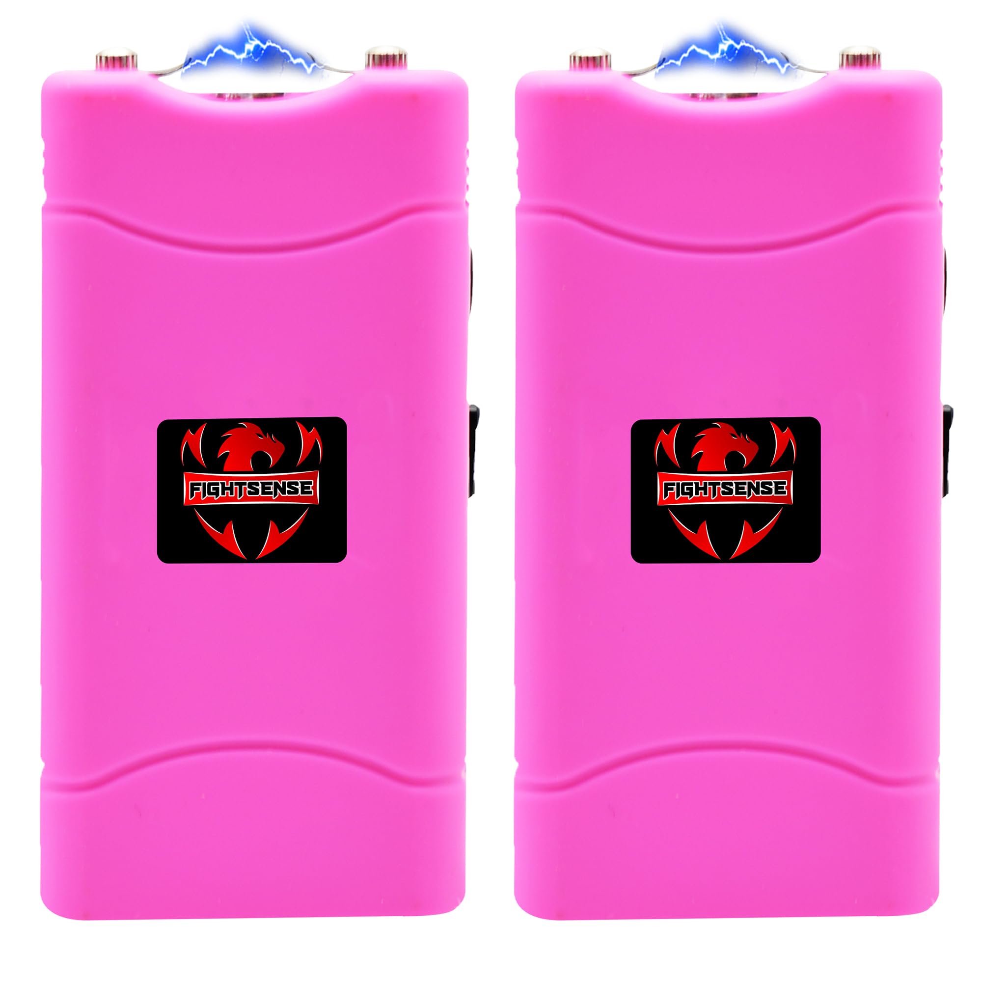 Super Heavy Duty 35 Billion Mini Stun Gun for Self Defense with Bright Led Flashlight, Rechargeable Battery, Nylon Holsters with Belt Loop for Easy Carrying