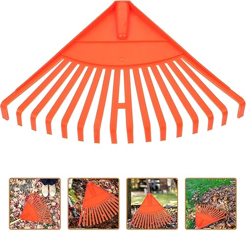 Miniatura 5 de GANAZONO Rastrillo de hojas para jardín, rastrillo plegable de repuesto, rastrillo de repuesto, rastrillo para arbustos, césped, herramienta de