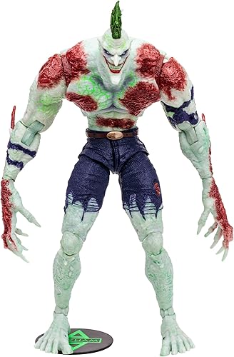 McFarlane Toys - DC Multiverse The Joker Titan, figura mega edición que brilla en la oscuridad, etiqueta dorada, exclusiva de Tienda