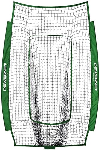 PowerNet Red de entrenamiento Infielder para ejercicios de béisbol y sóftbol solo red repuesto Resistente sin nudos Poliéster recubierto de