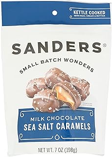 Fine Chocolate Milk Chocolate Sea Salt Caramel Pouch - 7 Ounce