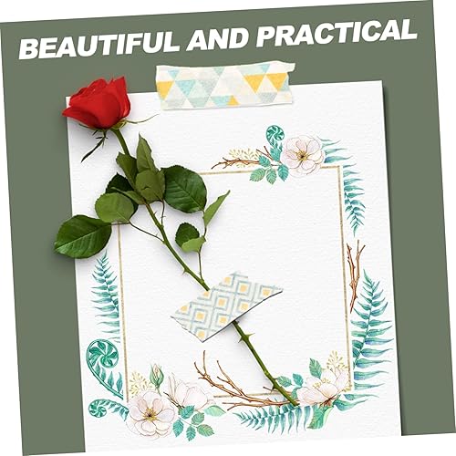 Miniatura 2 de VILLCASE 12 rollos de cinta de bolsillo Vintage Washi Tape Japón Cinta de papel Washi Cinta Washi para diario de vacaciones Washi Vintage Pegatinas