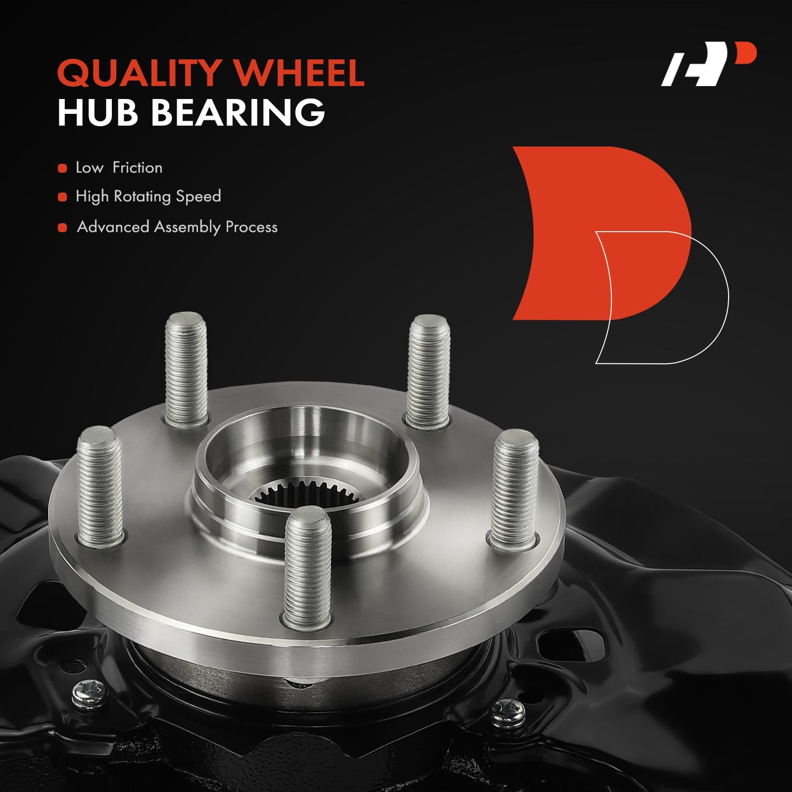 A-Premium Front Steering Knuckle & Wheel Bearing Hub Assembly