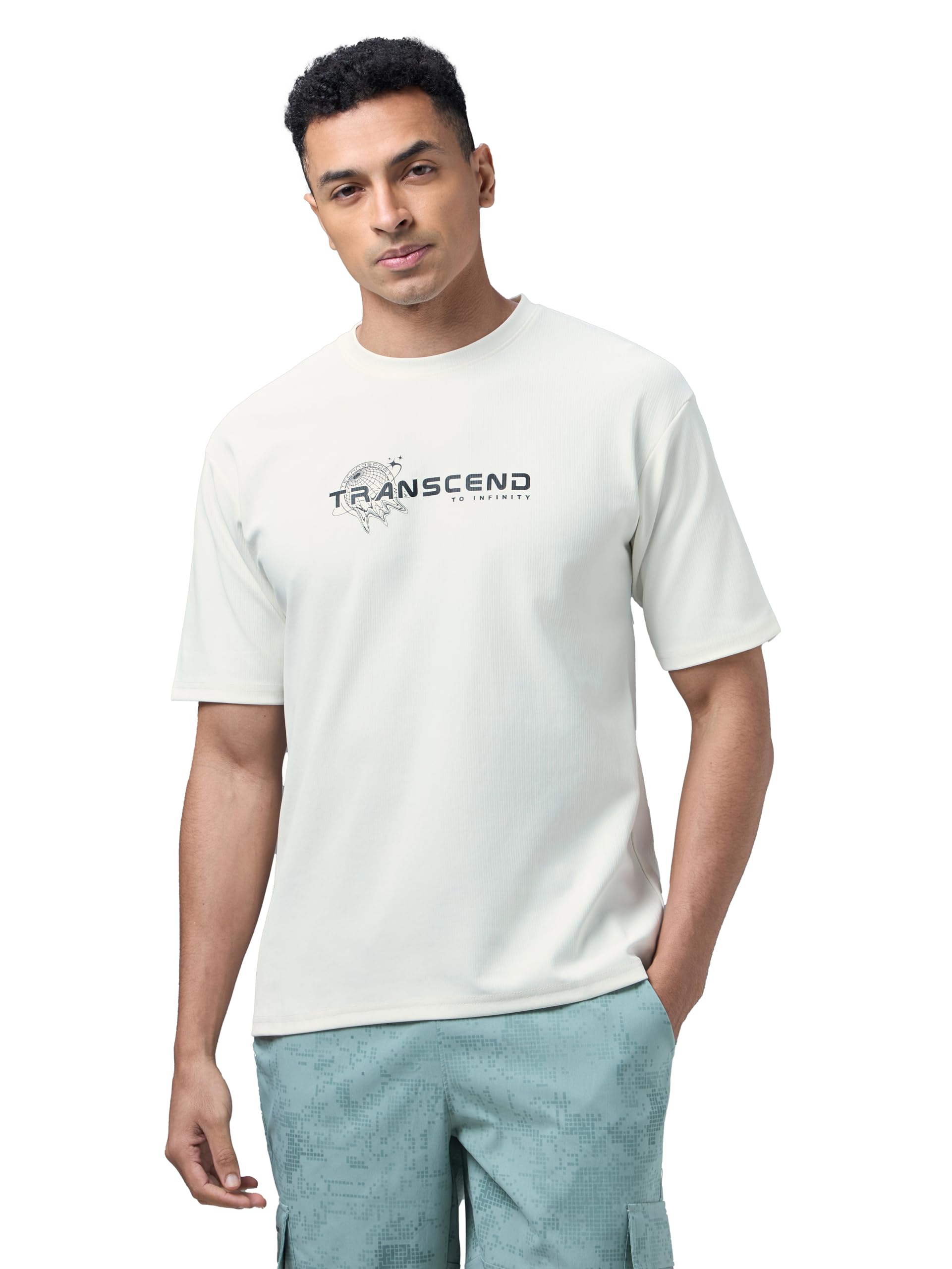 technosport Men's Relaxed Fit Graphic Print Half Sleeve Active Out T-Shirt with Techno Dry for Sports, Running & Regular Use-picture-17