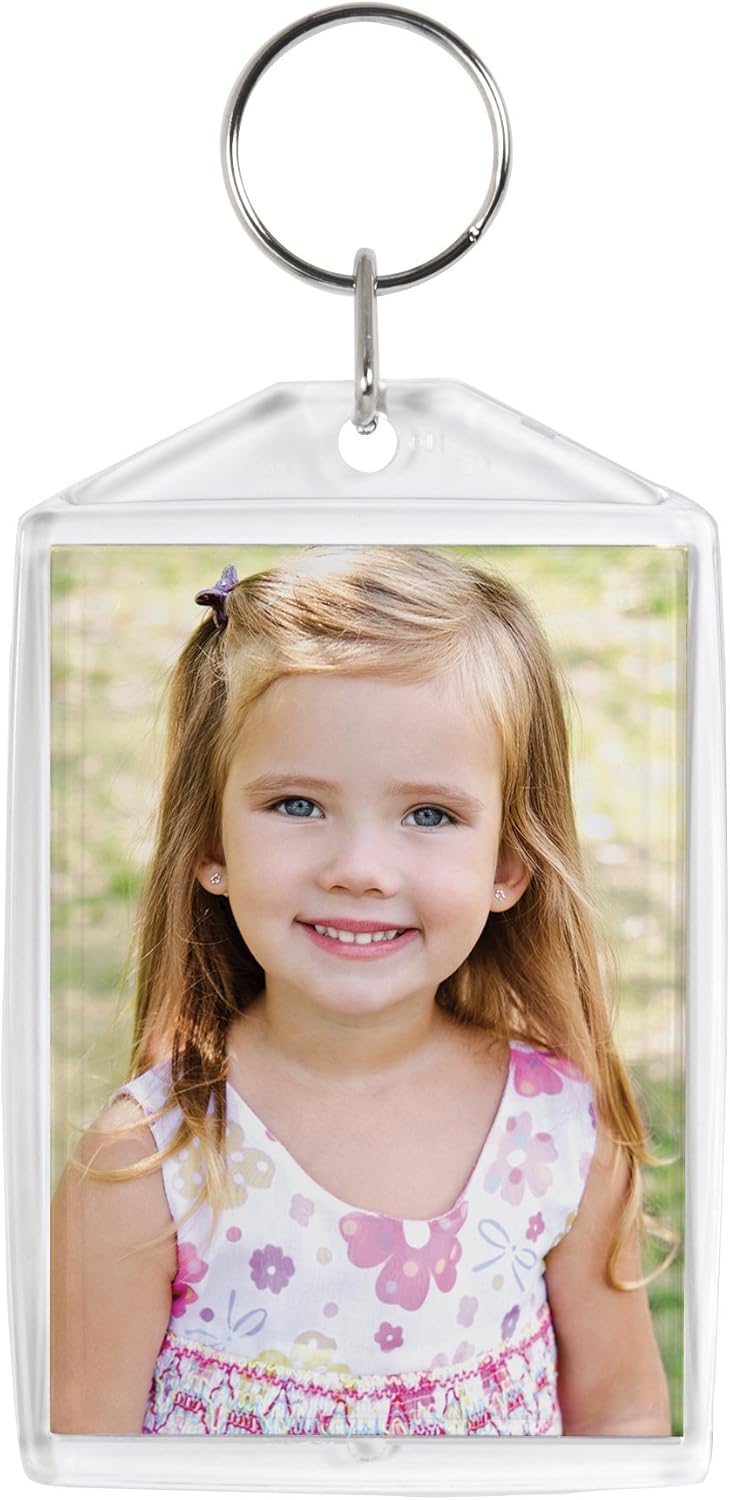 Acrylic Snap-in Photo Keychains