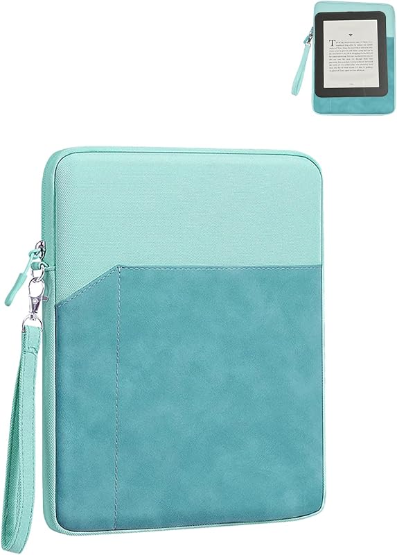 Funda para tableta para Barnes & Noble Nook Glowlight 4/Nook Glowlight 4e eReader de 6 pulgadas, bolsa protectora 360, estuche de transporte resistente al agua, verde.