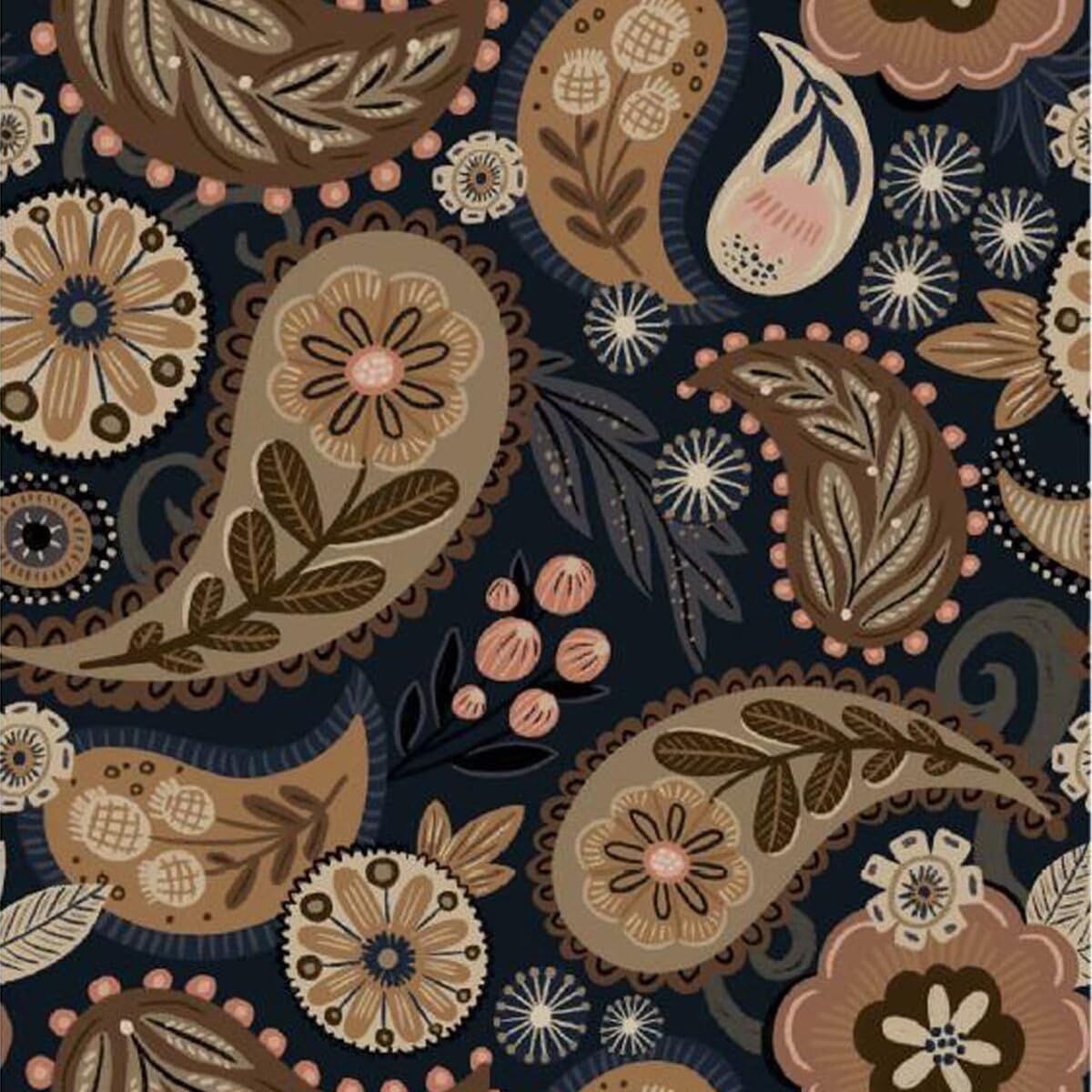 Moroccan Wallpaper Peel & Stick, 17.7" x 118" Vintage Self-Adhesive Boho Contact Paper Waterproof Decorative Vinyl Wall Covering for Bedroom, Kitchen, Living Room, Accent Walls, Cabinet