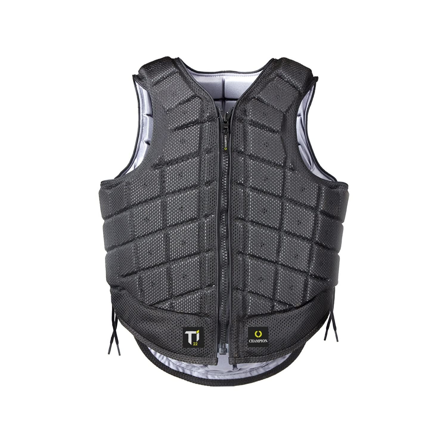 Champion Titanium Ti22 Body Protector - Childs Black Childs Medium Short