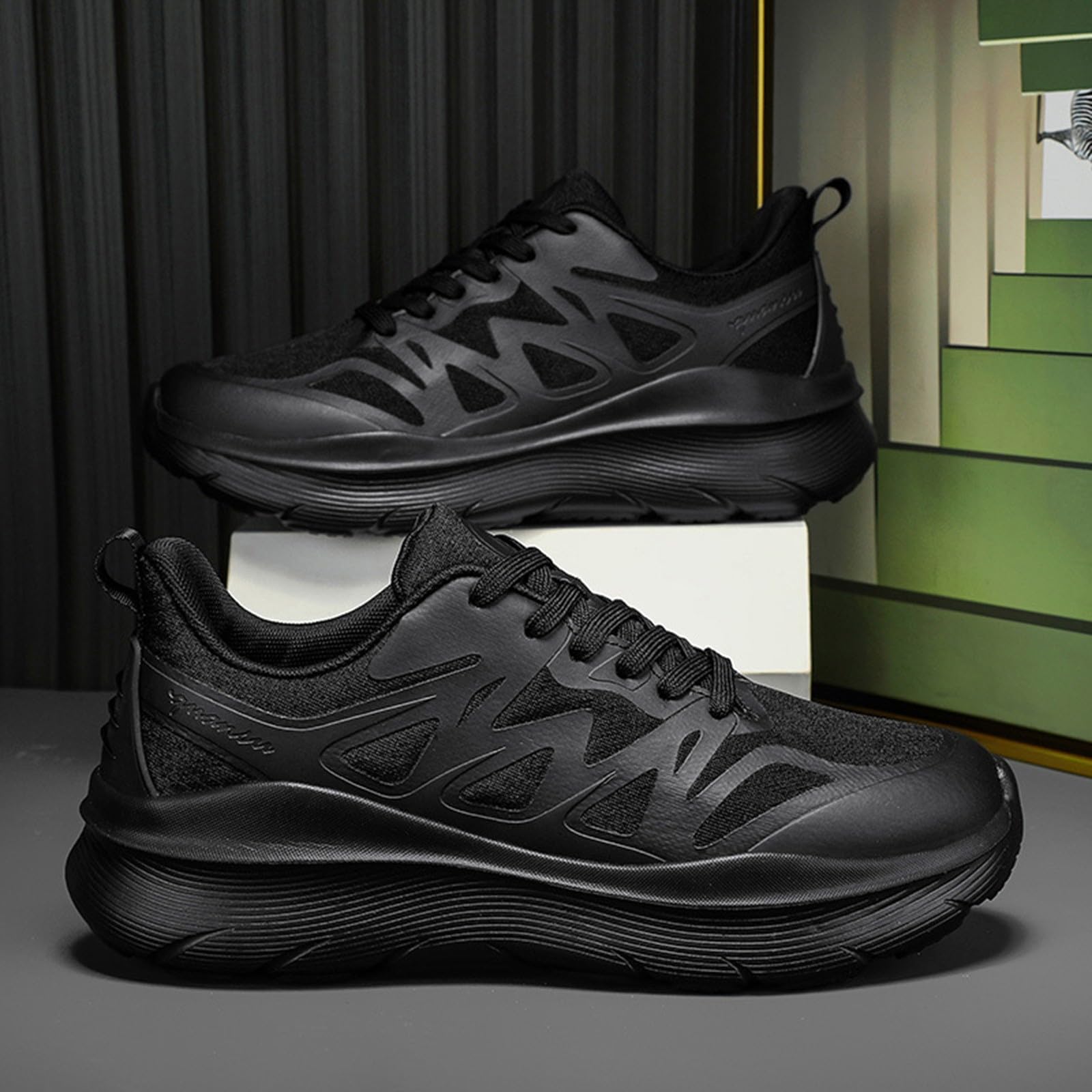 Scarpe da Ginnastica da Donna Ortopediche Scarpe Antiscivolo Donna Comode | Sneakers Ragazza in Tessuto Sintetico per Allenamento Palestra Calzature Atletica Moda Tempo Libero Fibra Ecologica