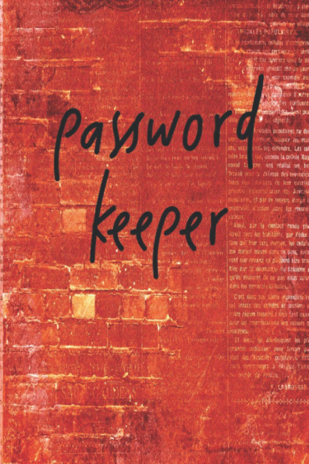 Password Keeper: Blank Password Keeper Book by Category
