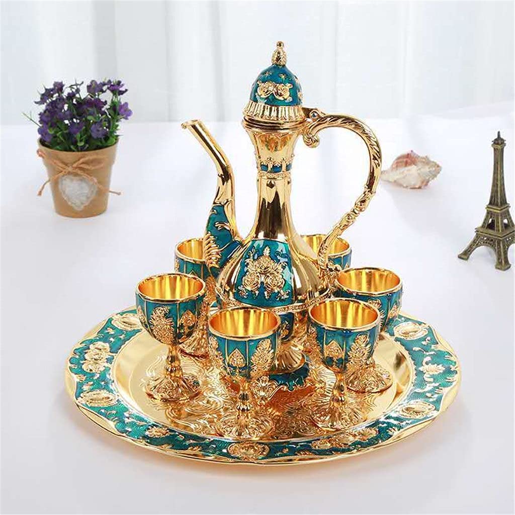 TYUHDUYUR Small Pumpkin Wine Wedding Light Fashion Retro Rose Wine Dispenser Household Retro Wine Utensils (Color : F) (A)