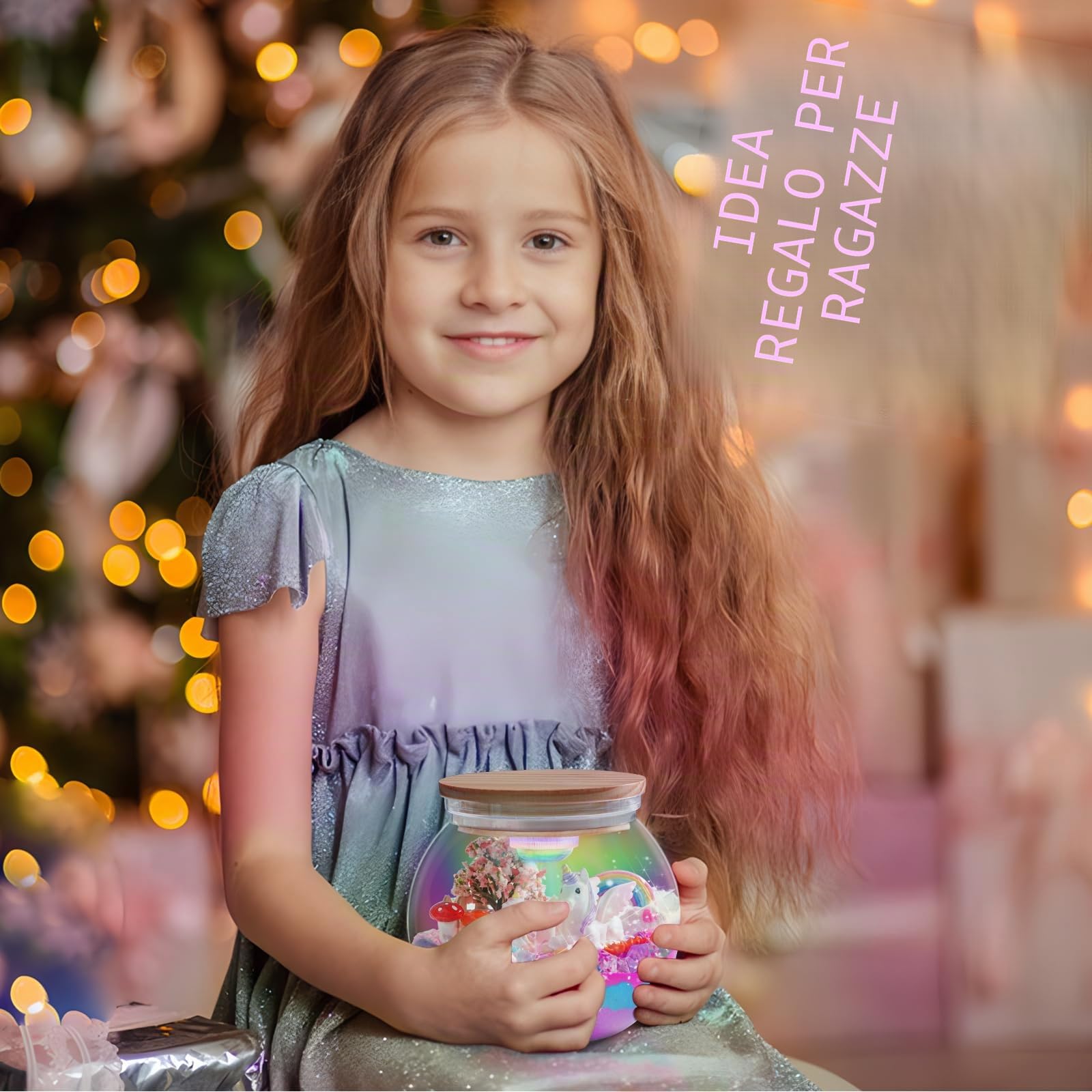 Yellcetoy Regalo unicorno per ragazze a partire dai 5 anni, set fai da te per bambini, unicorno, giocattolo di compleanno, idea regalo per ragazze, 5, 6, 7, 8, 9, 10, 11, 12 anni