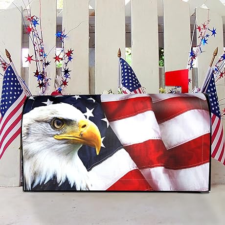 American Flag Mailbox Covers: Patriotic Decor for Memorial Day and 4th of July